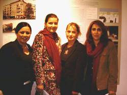 Die Stadtteilm�tter im Quartiersb�ro Reuterplatz. Foto: QM-Team.