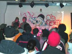 Live HipHop-Act in der Werkstatt der Kulturen