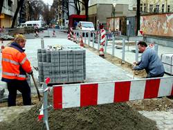 Dank der milden Witterung gehen die Arbeiten gut voran; Quelle: BSG