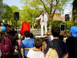 Magie auch auf der B�hne; Foto: QM-Team.